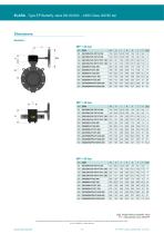 Double eccentric butterfly valve Elara - forged/ANSI cl.300 - 4