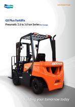 GX Plus Forklifts Pneumatic 2.0 to 3.0 ton Series-1
