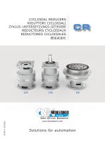 CR Cycloidal reducers - 1