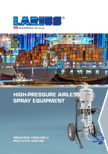 HIGH-PRESSURE AIRLESS SPRAY EQUIPMENT