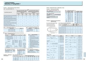 Pully & Belt Configurator MISUMI Metric Catalog - 1