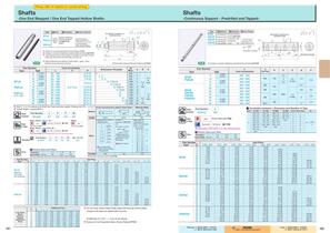 Shafts -One End Stepped / One End Tapped Hollow Shafts- - 1