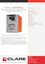 Clare HAL Series Datasheet (HAL, HAL Scan & HAL Combi) - 1