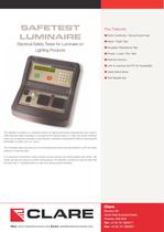 Clare SafeTest Luminaire (STL) Datasheet - 1