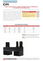 Cropico CR Calibration Resistor Datasheet - 1