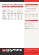 High Voltage Phasing Units - Datasheet - 2