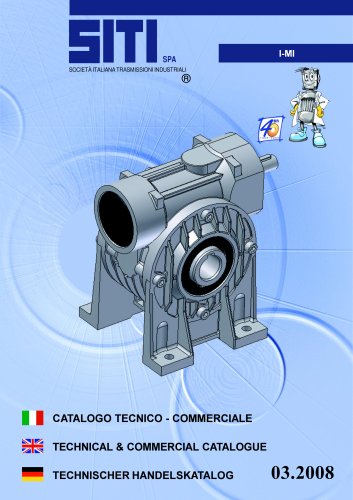 P+MI Series - Wormgearboxes with primary reduction