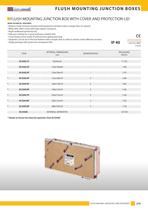 FLUSH MOUNTING JUNCTION BOXES - 8