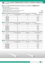 RIGID, CORRUGATED, SPIRAL FLEXIBLE CONDUITS - 6