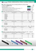 RIGID, CORRUGATED, SPIRAL FLEXIBLE CONDUITS - 8