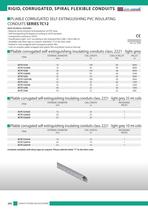 RIGID, CORRUGATED, SPIRAL FLEXIBLE CONDUITS - 9