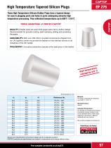 Captop EP 275 High temperature tapered silicone plugs-2