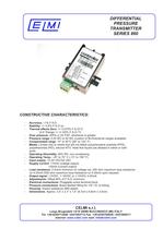 DIFFERENTIAL PRESSURE TRANSMITTER SERIES 860-1