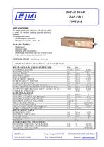 SHEAR BEAM LOAD CELL TYPE 315-1