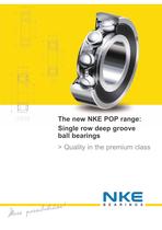 POP range single row deep groove ball bearings - 1