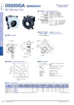 05020GA （旧BM5020） Ф50X20L DC Blower Fan - 1