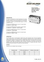 Valve dividers: Divider valve type FD.-1