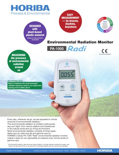 PA-1000 - HORIBA Process & Environmental - PDF Catalogs