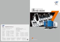 3-AXIS CNC MACHINING CENTER / HORIZONTAL / CUTTING/HB-800II - 1