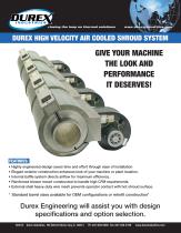 DUREX HIGH VELOCITY AIR COOLED SHROUD SYSTEM - 1