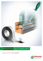 Adhesive bonding on coated wood-1