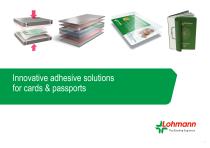 Innovative Adhesive Solutions for Cards and Passports - 1