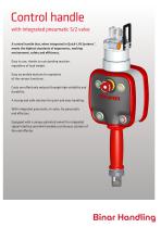 Control handle with integrated pneumatic 5/2 valve-1