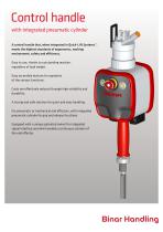 Control handle with integrated pneumatic cylinder-1