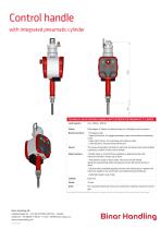 Control handle with integrated pneumatic cylinder-2