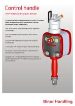 Control handle with integrated vacuum ejector-1