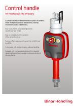 Control handle for mechanical end effectors-1