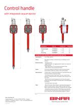 Control Handle with vacuum ejector - 2