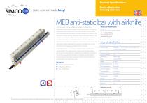 MEB anti-static bar with airknife - 1