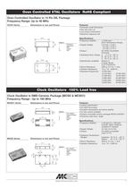 Product Overview Crystals & Oscillators DIN-Norm - 7