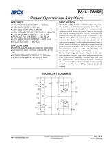 350kHz, 5A, 20V/µs, Class A/B Power Amplifier in PowerSIP - 1