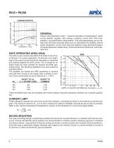 350kHz, 5A, 20V/µs, Class A/B Power Amplifier in PowerSIP - 6