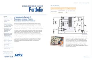 Apex Precision Power Military Product Guide - 2