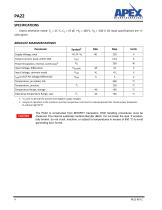 High Voltage Power Operational Amplifiers - 4