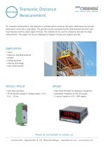 Transonic Distance Measurement