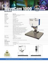 WaveCam 1000 Data Sheet - 2