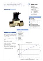 01.017.521 Servo-controlled solenoid valve NC, DN 17 - 1