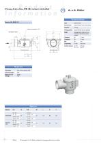 2/2-way drain valve, DN 40, vacuum controlled - 2