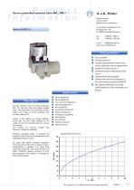 SERVO-CONTROLLED SOLENOID VALVE NC, DN7 - 1