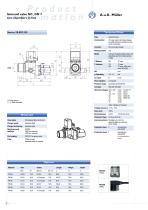 Solenoid valve NC, DN 7 two chambers in line - 2