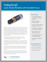 Industrial Laser Diode Modules: Variable Focus - 1