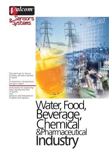 Valcom® & the Chemical, Petrochemical, Water, Food & Beverage Industry