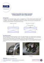 Handling Procedure for Correct Mounting of RKB Bearings in WOR Configuration - 1