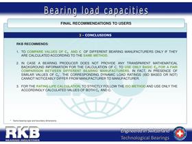 RKB ISO-Compliant Load Rating Capacities - 8