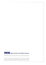 RKB Main Prefix and Suffix System - 2