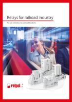 Relays for railroad industry